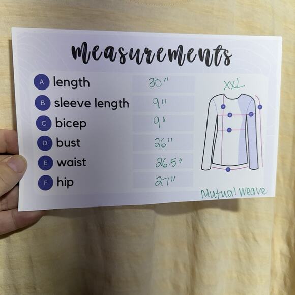 Mutual Weave T-Shirt Men’s XXL Yellow Striped Soft Cotton Blend Crew Neck Tee - Picture 7 of 7